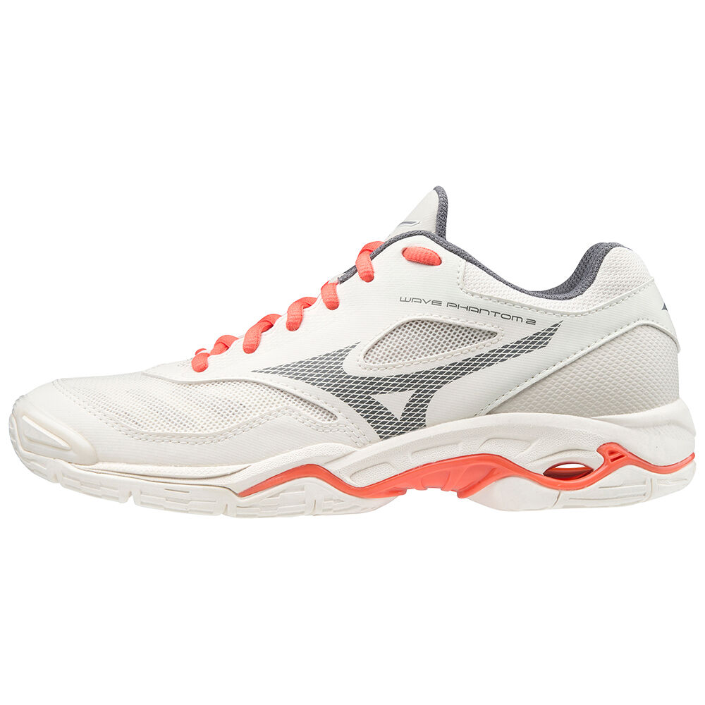 Zapatillas De Balonmano Mizuno Wave Phantom 2 Para Mujer Blancos 9134267-FD